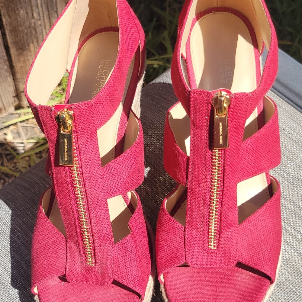 Michael Kors Red Women's Sandals